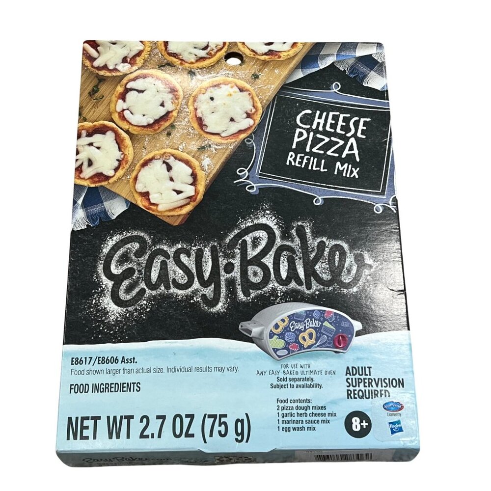 Easy-Bake Cheese Pizza Refill Mix 2.7 Oz For Kids Baking Age 8+